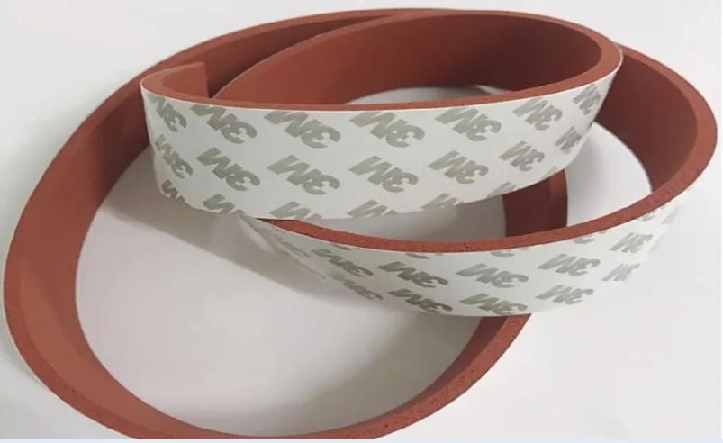 Silicone Rubber Strips With Adhesive